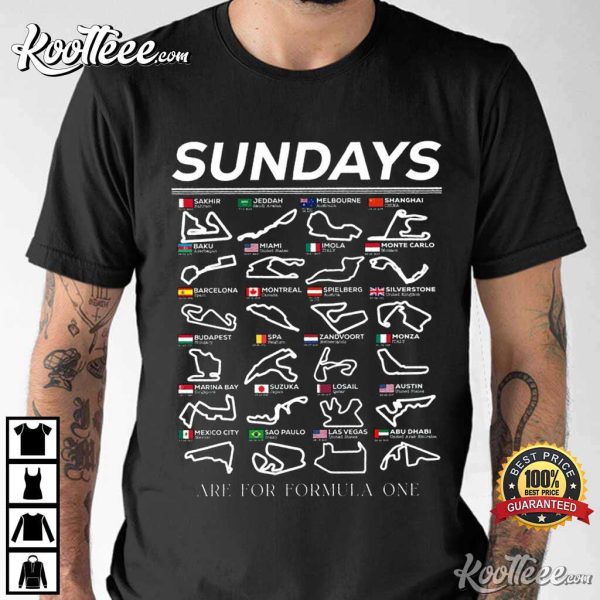 Sundays Are For Formula One T-Shirt