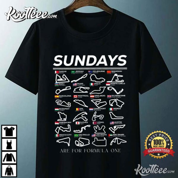 Sundays Are For Formula One T-Shirt