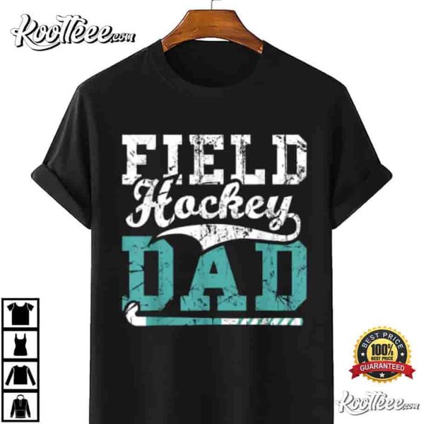 Mens Field Hockey Dad Player Hockey Fan T-Shirt