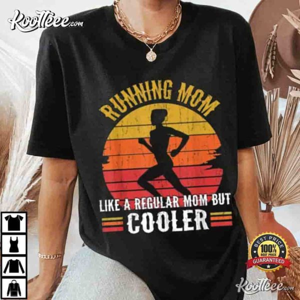 Running 365 Vintage Mom Runner Gift For Mother T-Shirt