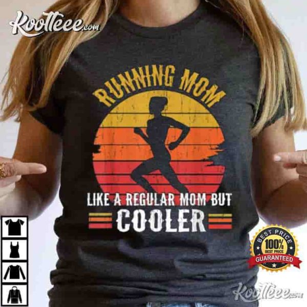 Running 365 Vintage Mom Runner Gift For Mother T-Shirt