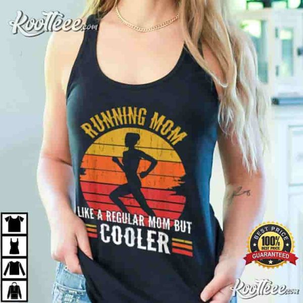 Running 365 Vintage Mom Runner Gift For Mother T-Shirt