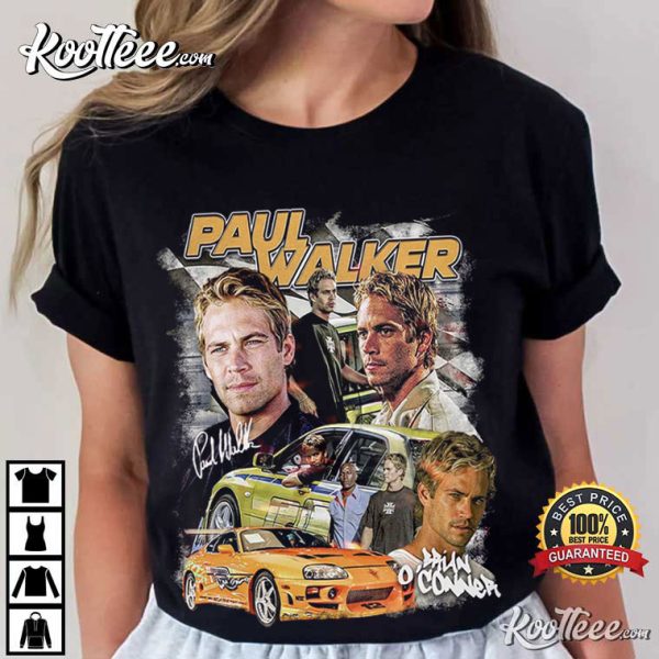 Paul Walker Fast And Furious T-Shirt