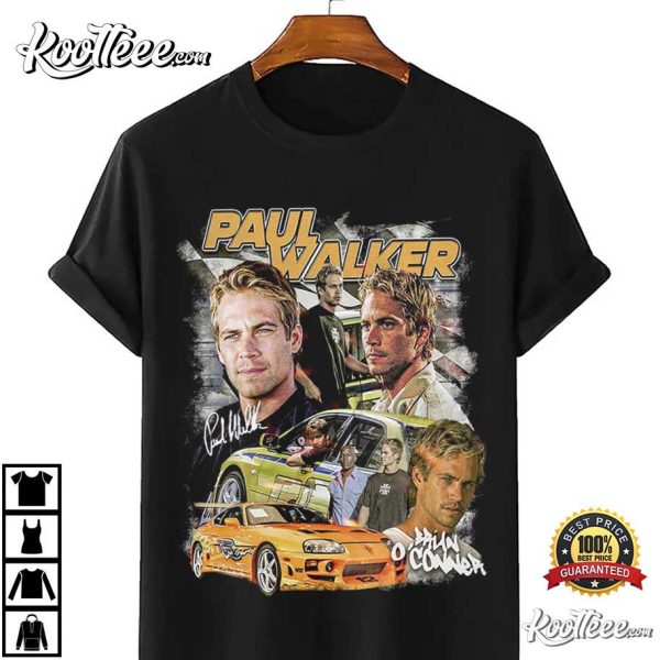 Paul Walker Fast And Furious T-Shirt
