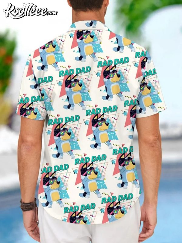 Bluey Father’s Day Gift Hawaiian Shirt