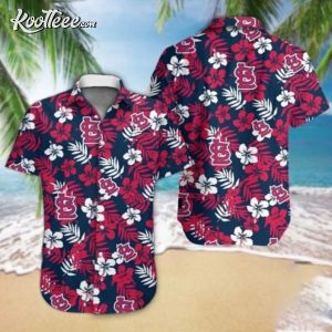 MLB St. Louis Cardinals Tropical Flowers Hawaiian Shirt