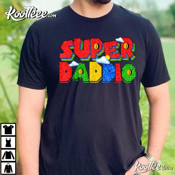 Mario Dad Super Daddio Father’s Day Funny Gift T-Shirt