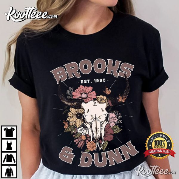 Brooks And Dunn Neon Moon Country Music Vintage T-Shirt