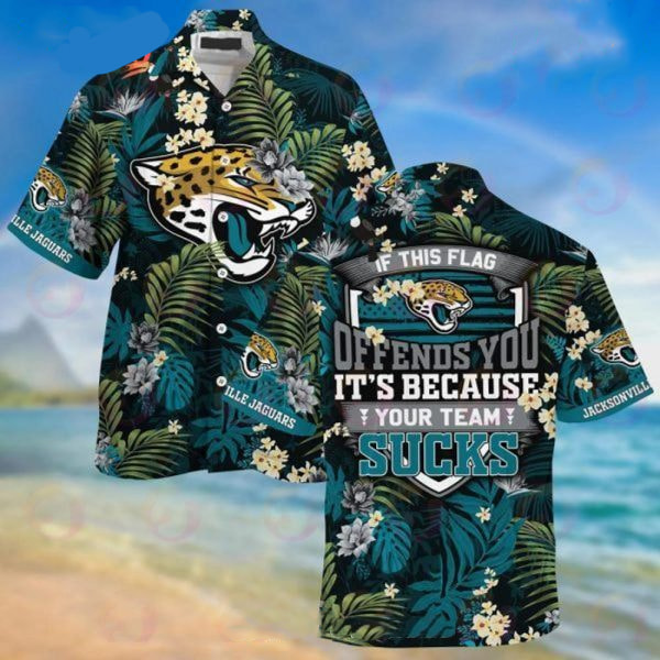 NFL Jacksonville Jaguars Beach Vacation Hawaiian Shirt