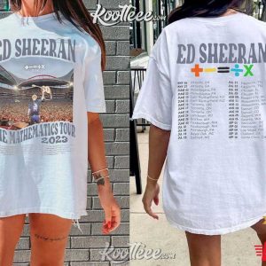Ed Sheeran The Mathematics Tour 2023 Fan Gift T-Shirt