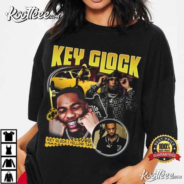 Key Glock Vintage Retro Fan Gift Best T-Shirt