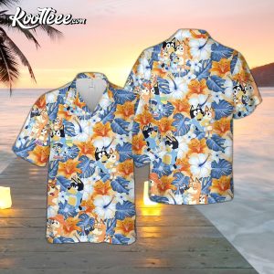 Bluey Beach Summer Hawaiian Shirt