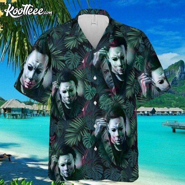 Michael Myers Horror Tropical Forest Hawaiian Shirt
