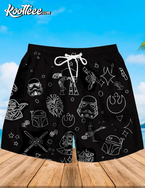 Star Wars Hawaiian Shirt And Shorts #2