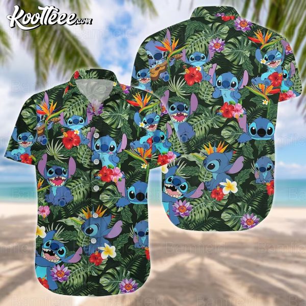 Stitch Family Hawaiian Shirt