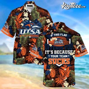 Utsa Roadrunners Summer Beach Hawaiian Shirt