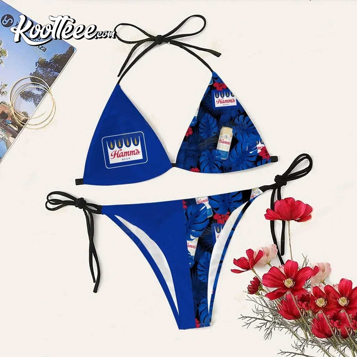 Hamm's Beer Beach Holiday Gift Bikini Set