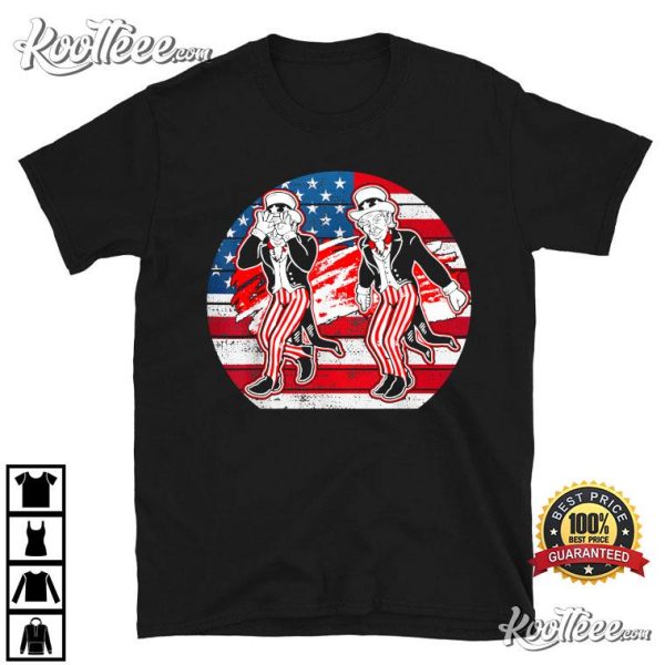 Uncle Sam Griddy Dance Funny 4th Of July Independence Day T-Shirt