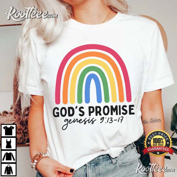 God’s Promise Christian Rainbow Best T-Shirt