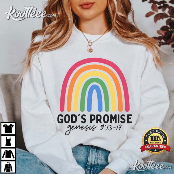 God’s Promise Christian Rainbow Best T-Shirt