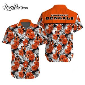 Cincinnati Bengals AFC Champions Parrot Custom Name Hawaiian Shirt-PhotoRoom