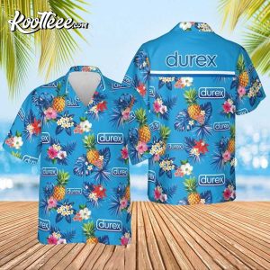 Durex Condoms Tropical Blue Hawaian Shirt