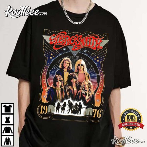 Aerosmith Peace Out Farewell Tour Band 2023 Concert T-Shirt
