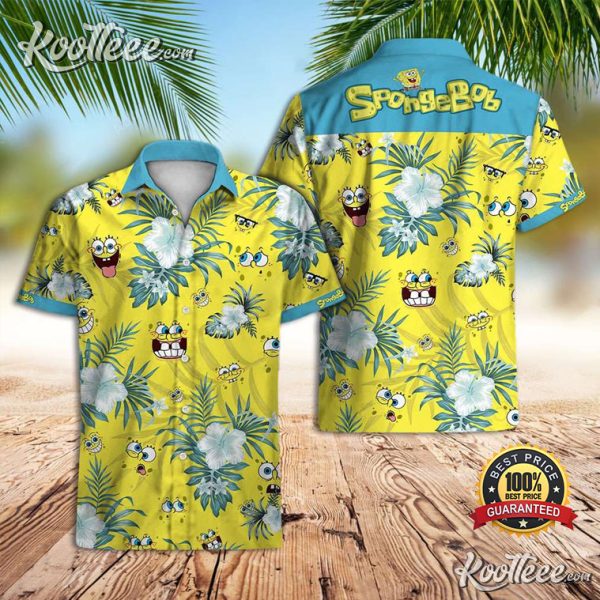 Spongebob Cartoon Gift For Summer Vibe Hawaiian Shirt