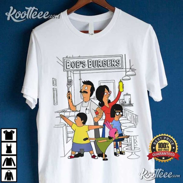 Bobs Burgers Belcher Hero Pose T-Shirt