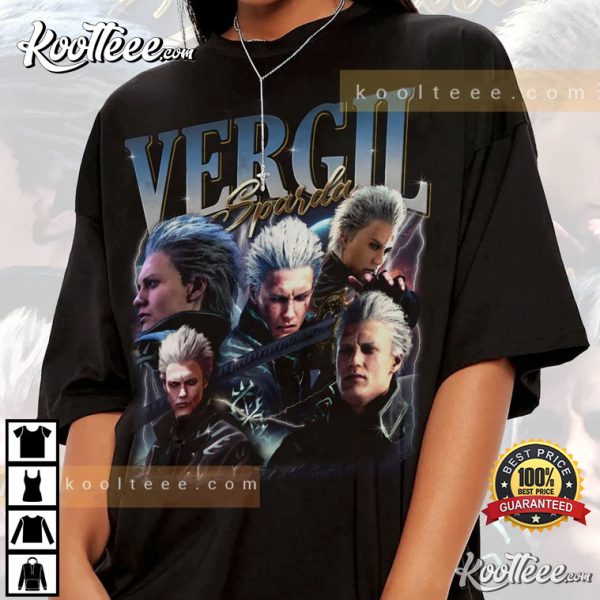 Limited Devil May Cry Vergil Gamer T-Shirt