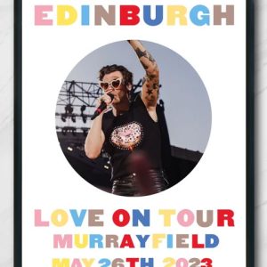 Harry Styles Love On Tour 2023 Edinburgh Night 1 Poster