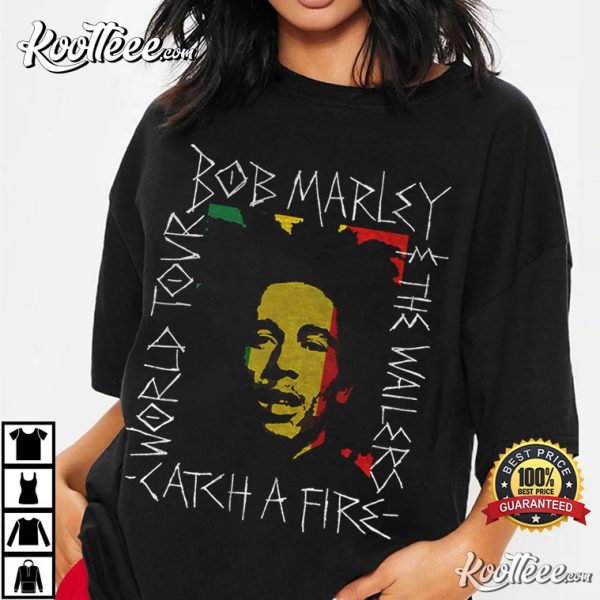 Bob Marley Rasta Colours Unisex T-Shirt