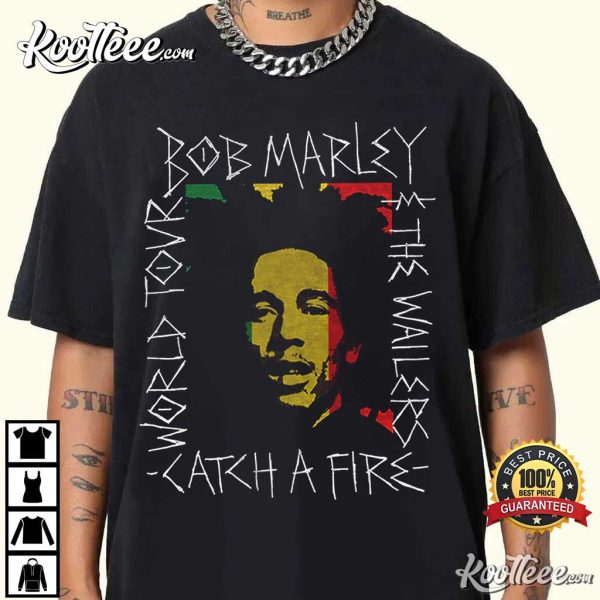 Bob Marley Rasta Colours Unisex T-Shirt