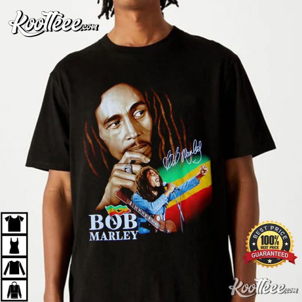 Bob Marley Reggae Graphic T-Shirt