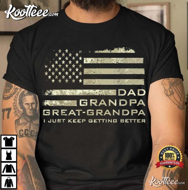 Dad Grandpa Great Grandpa Father’s Day T-Shirt