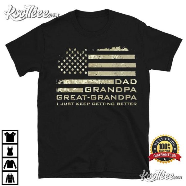 Dad Grandpa Great Grandpa Father’s Day T-Shirt