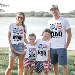 4th Of July Custom Name Proud Matching Family Shirt