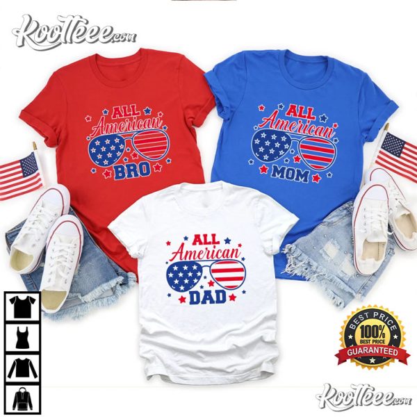 All American Family Shirt Independence Day 4th Of July Family Shirt