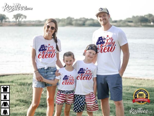 Family 4th Of July Crew Family Matching Shirt