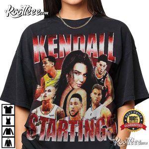 90S Vintage Kendall Jenner Starting 5 Shirt Kendall Jenner