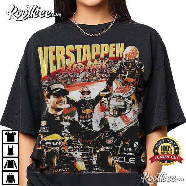 Max Verstappen 90s Vintage Gift For Fan T-Shirt