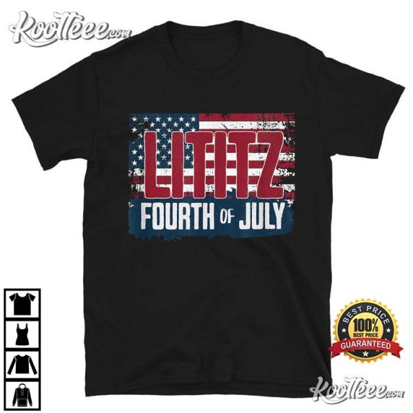 Lititz 4th of July Flag T-Shirt