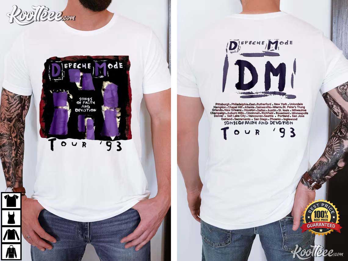 Depeche Mode Memento Mori World Tour 2023 T-Shirt Rock Band Shirt