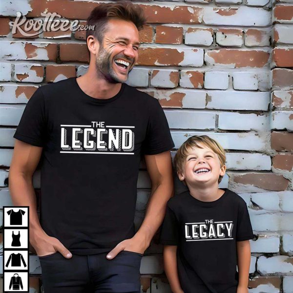 The Legend Father And Son Matching T-Shirts