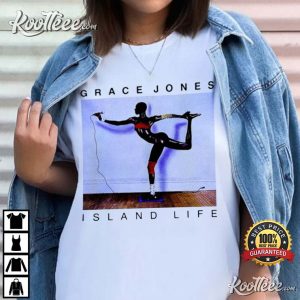 Grace Jones Island Life Design Meme T-Shirt