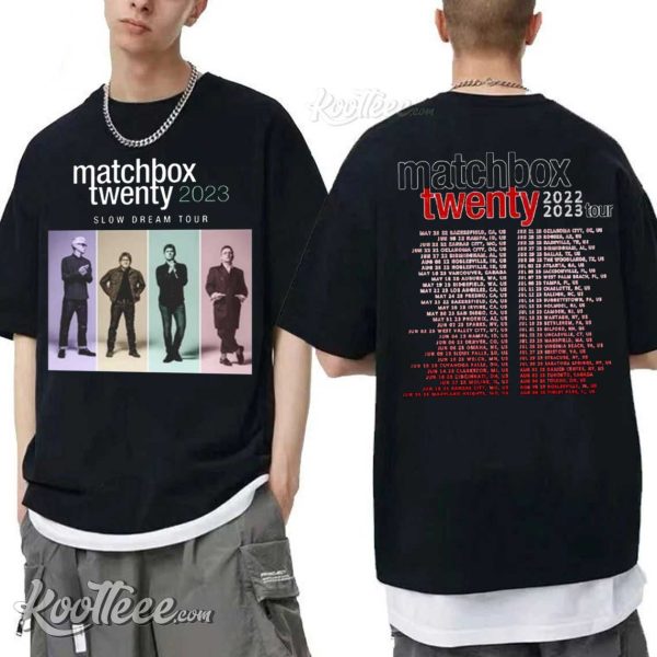 Matchbox Twenty Band Slow Dream Tour T-Shirt