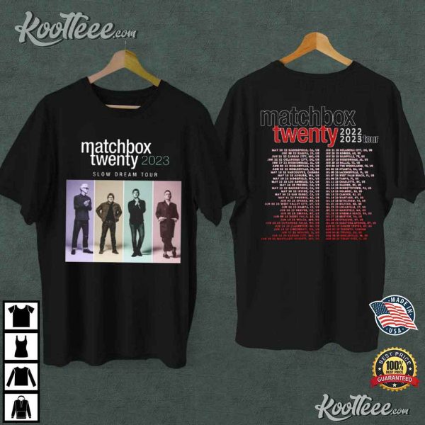 Matchbox Twenty Band Slow Dream Tour T-Shirt