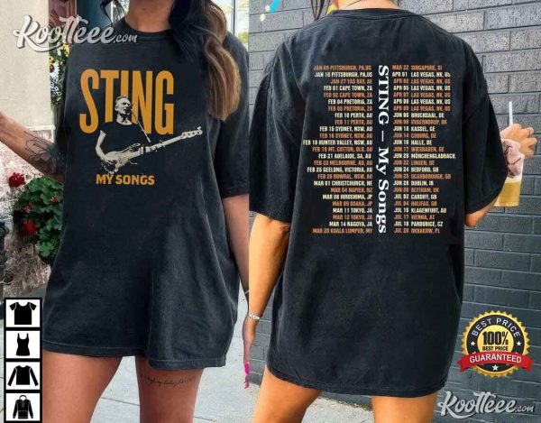 String My Song 2023 World Tour T-Shirt