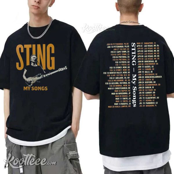 String My Song 2023 World Tour T-Shirt