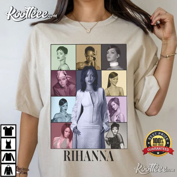 Rihanna Vintage Homage Eras Style T-Shirt
